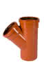 KGEA Einfachabzweig 45° DN/OD 125/110 DIN EN 13476-2 / DIN EN 1401