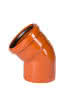 KGB Bogen DN/OD 125 45° DIN EN 13476-2 / DIN EN 1401