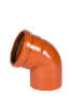 KGB Bogen DN/OD 125 67,5° DIN EN 13476-2 / DIN EN 1401
