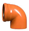 KGB Bogen DN/OD 400 87,5° DIN EN 13476-2 / DIN EN 1401