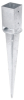 Eins.-Bodenhülse verstellbar 91x91x750mm feuerverz.