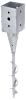 Einschraubbodenhülse fvz. 91x91x650 mm 