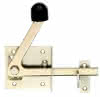 Gartentorfalle Klinkhaken vz 80x80 mm höhenverstellbar um 25 mm
