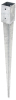 Einschlagbodenhülse fvz. 71x71x900 mm 
