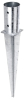 Einschlagbodenhülse fvz. Ø81x600 mm 
