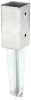 Bodenhülse feuerverz. 71x71x350 mm zum Einbetonieren