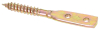 Flechtzaunhalter verz. 100x40x12x30 mm Blattschrauben-Form