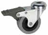 Lenkrolle verz. KU-Felge GL Ø50x20 mm Rückenloch Ø10,2 mm, Festst., TK 35 kg