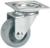 Lenkrolle verz. KU-Rad GL Ø25x15 mm Platte 40x40 mm, TK 15 kg