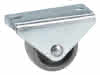 Bockrolle verz. KU-Rad Ø25x14 mm Platte 40x17 mm, TK 40 kg