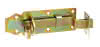 Schlossriegel gekröpft verz. 120x44x16mm mit Schließblech