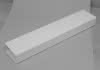 Flachrohr weiss 100 0,5 m 