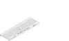 FASERFIX KS 100 Doppelstegrost vz. Kl.C 500x149x20mm