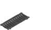 FASERFIX KS 150 Gussrost SW 132/18mm 500x199x20mm, Kl.D, schwarz