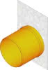 FASERFIX KS 150 Stirnwand vz. Typ 020 210x315mm, m.waagrecht. KG-Auslauf DN150