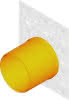 FASERFIX KS 200 Stirnwand vz. Typ 010 260x320mm, m.waagrecht. KG-Auslauf DN150