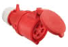 Kupplung 400V CEE rot 32A mit Deckel 