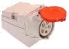 Wanddose 400V CEE 32A mit Deckel 