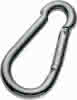 Feuerw.-Karabinerhaken Edelst. 100x10 mm für Seile bis Ø14 mm