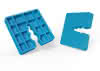 PVC-Abstandhalter 8mm blau (BK 1073) Beutel a 100 Stück