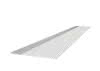 VWS Abschlussprofil 3 mm (BK 2050) PVC mit Gewebe Länge 2.000 mm