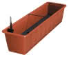 Bew.Kasten Aqua Green terracotta ca.80cm mit Wasserstandsanzeiger