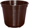 Blumentopf Standard braun ca.26cm Geli