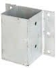 Pfostenträger verz. 91x91x150x40 mm für L-/U-Steine bzw. Mauern