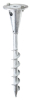Einschraub-Bodenhülse fvz. Ø100x400 mm mit Platte