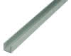 U-Profil Alu silber 10x12x10x1,5x2000 mm 