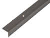 Schutzprofil Alu bronze 24,5x20x1000 mm Treppenkante