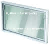 ACO Nebenraumfenster Kippflügel 60x40 cm   Einfachglas weiß  #82601