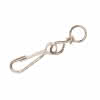 Simplex-Karabinerhaken vernick. Ø12x60mm (2 Stück)