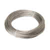 Stahldrahtseil 6x7-FC verz. Ø2 mm/30 m im Ring, DIN EN 12385-4