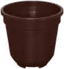 Blumentopf Standard braun ca.8cm 