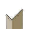 Protektor Winkelprofil 3525 30x60 mm Länge 2,5 m, schwarz