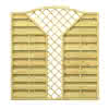 Zaun LETTLAND Krone m V-Gitter 179x179cm 