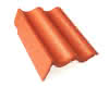 Braas Giebelstein Big 8.8 cm Novo Matt links granit ( Harzer )