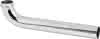 Wandrohr 11/4""x250mm gekr., chrom 