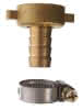 Schlauchverschr. 1/2"", messing 