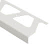 Schlüter BARA-Randwinkel Alu beschichtet brillantweiß, 55 mm / 2,50 m