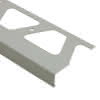 Schlüter BARA-Randwinkel Alu beschichtet pastellgrau, 120 mm / 2,50 m
