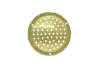 Gitter rund goldfarbig 50 