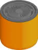 Geruchverschluss DN 100 f.senkr.Abgang FASERFIX SUPER/KS/STANDARD E 100