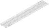 FASERFIX STANDARD E 100 Klemm-Stegrost 1000x158x21mm, SW 75/9mm, vz., PKW-bef.