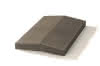 Mauerabd. Satteldach 45x3,5-5,5-3,5x49 anthrazit, glatt