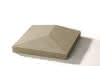 Endabdeckung Satteld. 45x3,5-5,5-3,5x45 naturgrau, glatt