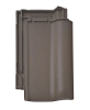 Braas Rubin 11 V Flachdachpfanne dunkelbraun (H)
