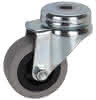 Lenkrolle verz. KU-Felge GL Ø50x20 mm Rückenloch Ø10,2 mm, TK 45 kg