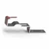 Firstklammer Alu Nr.470/124 braun 
